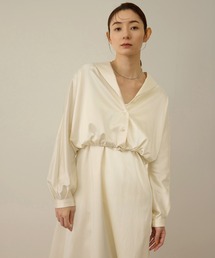 ROPE' | シャイニーサテンブラウス(シャツ/ブラウス)