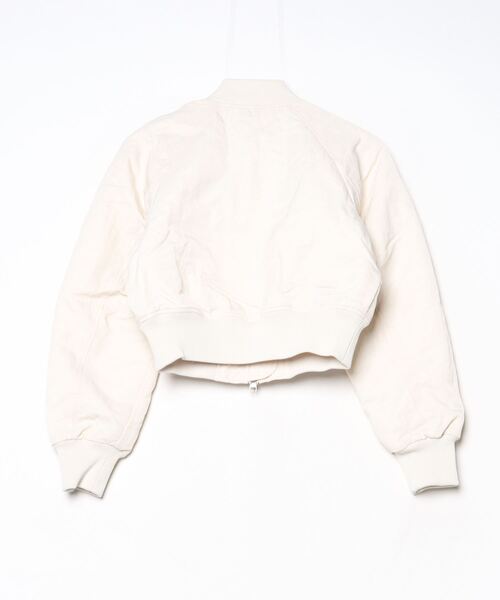 Banana Republic（バナナリパブリック）の「ウォーターレジスタント クロップド ボンバージャケット（ブルゾン・レディース・アイボリー・XS/S/L/M）」の3枚目の写真