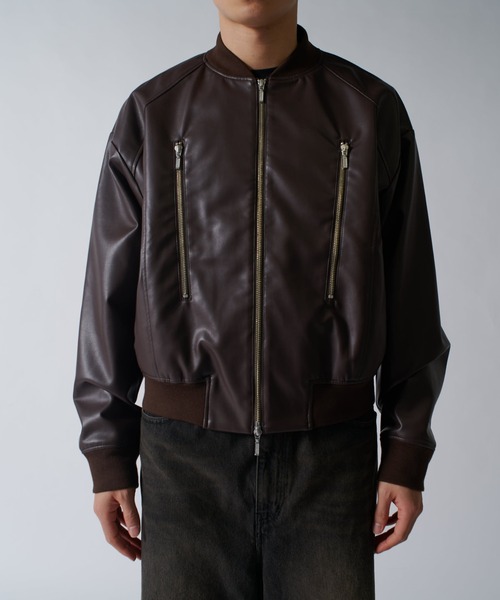 Lui's シンセティックレザーA-2 TYPE 最終価格 セール】シンセティックレザーA-2 TYPE（ブルゾン）｜Lui's
