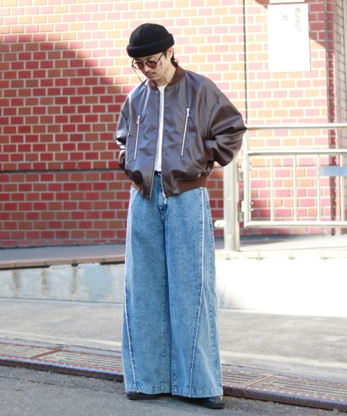 Lui's（ルイス）の「【Neucon/ニューコン】シンセティックレザーZIP
