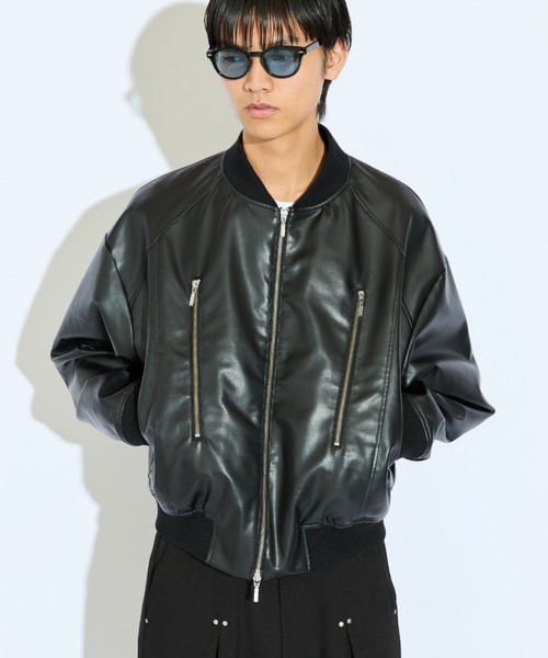 Lui's シンセティックレザーA-2 TYPE 最終価格 セール】シンセティックレザーA-2 TYPE（ブルゾン）｜Lui's