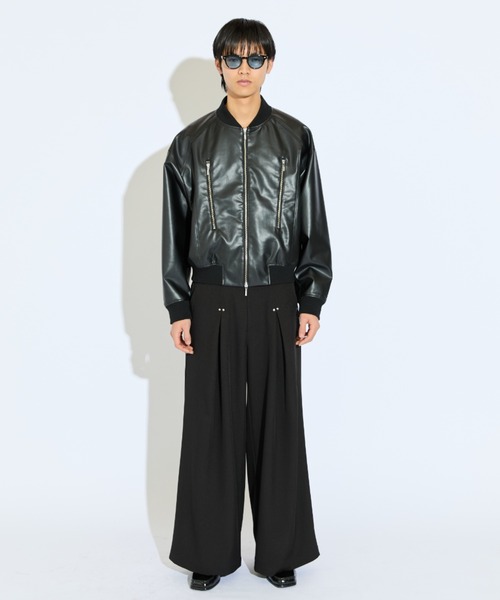 【Neucon/ニューコン】シンセティックレザースタンドファティーグブルゾン Lui's（ルイス）の「【Neucon/ニューコン】シンセティックレザー
