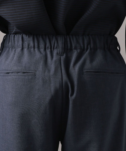 BAYFLOW（ベイフロー）の「[セットアップ可]UMWストレッチパンツ【イージーケア・マシンウォッシャブル】（スラックス・メンズ・ネイビー/チャコールグレー・MEDIUM/LARGE）」の18枚目の写真