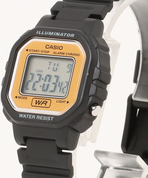 CASIO◆カシオ/クォーツ腕時計/デジタル/ラバー/YLW/ケース部ラバーに亀裂有り/G-SHOCK 腕時計 カシオ CASIO ⁄ スタンダード デジタルウォッチ クォーツ ラバーベルト 日常生活防水 腕時計 ⁄⁄⁄⁄ LAシリーズ メンズ レディー