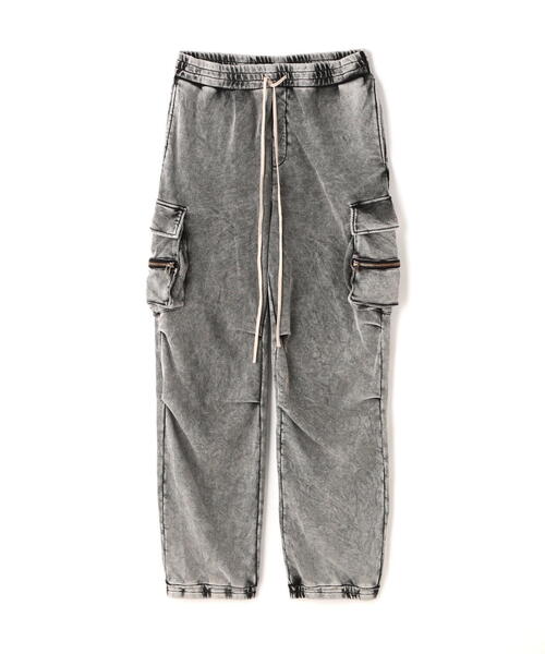 DANKE SCHON（ダンケシェーン）の「【WEB&DEPOT限定】DankeSchon/ダンケシェーン/SWEAT ZIP-POCKET CARGO PANTS（スウェットパンツ・メンズ・グレー/ブラック・S/M/L/XL）」の15枚目の写真