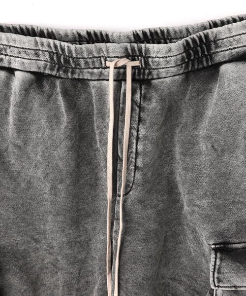 DANKE SCHON（ダンケシェーン）の「【WEB&DEPOT限定】DankeSchon/ダンケシェーン/SWEAT ZIP-POCKET CARGO PANTS（スウェットパンツ・メンズ・グレー/ブラック・S/M/L/XL）」の18枚目の写真