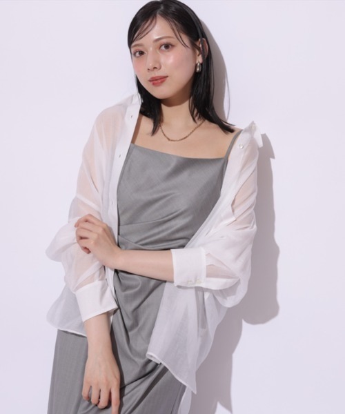 Mystrada(マイストラーダ)の「タックキャミワンピース(ワンピース・レディース・ストライプ・38/36)」の15枚目の写真