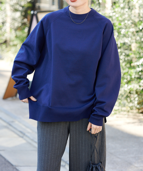 MAATEE & SONS ニット ライトブルー MAATEE & SONS ニット ライトブルー