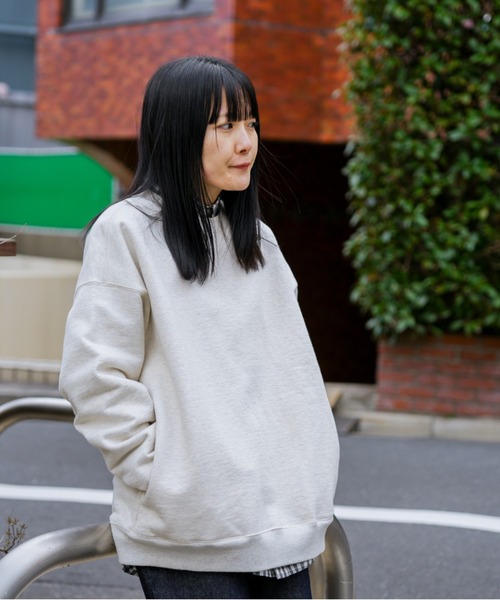 Snow Peak（スノーピーク）の「Recycled Cotton Pullover スウェットシャツ（スウェット・メンズ・オートミール/ブルー/グレー/ブラック・M/L/XL/S/1）」の18枚目の写真