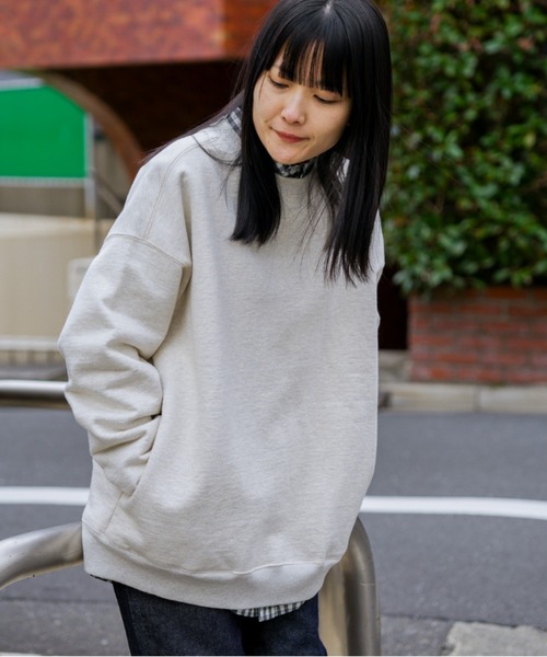 Snow Peak（スノーピーク）の「Recycled Cotton Pullover スウェットシャツ（スウェット・メンズ・オートミール/ブルー/グレー/ブラック・M/L/XL/S/1）」の19枚目の写真