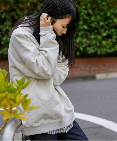 Snow Peak（スノーピーク）の「Recycled Cotton Pullover スウェットシャツ（スウェット・メンズ・オートミール/ブルー/グレー/ブラック・M/L/XL/S/1）」の21枚目の写真