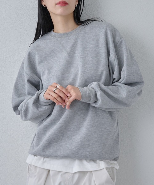 COLONY 2139（コロニートゥーワンスリーナイン）の「ポンチスウェットライクロングスリーブT（Tシャツ/カットソー・メンズ・ブラック/グレー・MEDIUM/LARGE）」の2枚目の写真