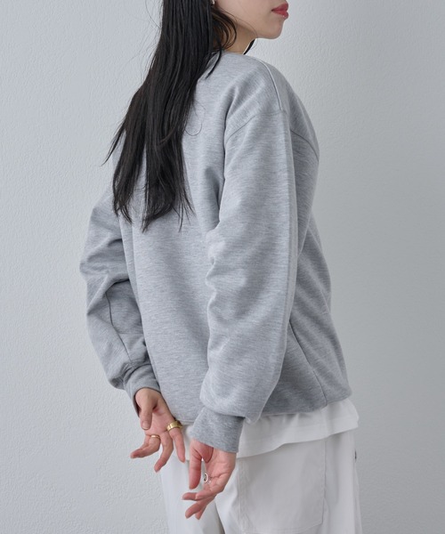 COLONY 2139（コロニートゥーワンスリーナイン）の「ポンチスウェットライクロングスリーブT（Tシャツ/カットソー・メンズ・ブラック/グレー・MEDIUM/LARGE）」の22枚目の写真