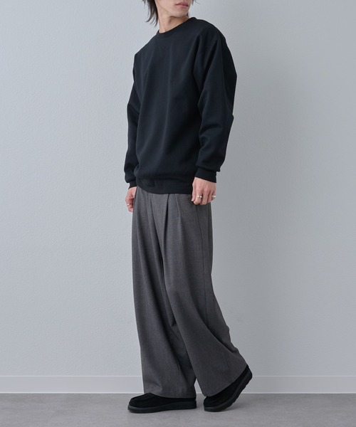 COLONY 2139（コロニートゥーワンスリーナイン）の「ポンチスウェットライクロングスリーブT（Tシャツ/カットソー・メンズ・ブラック/グレー・MEDIUM/LARGE）」の10枚目の写真