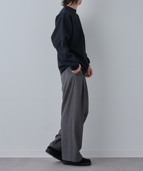 COLONY 2139（コロニートゥーワンスリーナイン）の「ポンチスウェットライクロングスリーブT（Tシャツ/カットソー・メンズ・ブラック/グレー・MEDIUM/LARGE）」の12枚目の写真