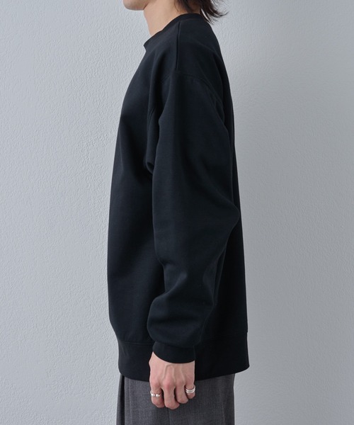 COLONY 2139（コロニートゥーワンスリーナイン）の「ポンチスウェットライクロングスリーブT（Tシャツ/カットソー・メンズ・ブラック/グレー・MEDIUM/LARGE）」の14枚目の写真