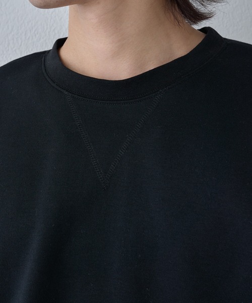 COLONY 2139（コロニートゥーワンスリーナイン）の「ポンチスウェットライクロングスリーブT（Tシャツ/カットソー・メンズ・ブラック/グレー・MEDIUM/LARGE）」の16枚目の写真