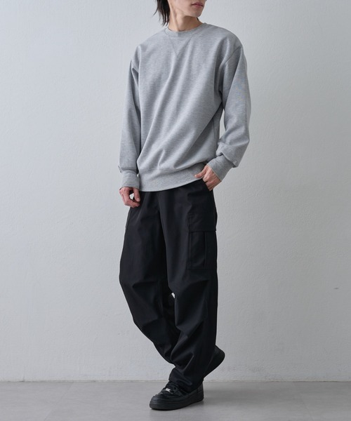 COLONY 2139（コロニートゥーワンスリーナイン）の「ポンチスウェットライクロングスリーブT（Tシャツ/カットソー・メンズ・ブラック/グレー・MEDIUM/LARGE）」の4枚目の写真