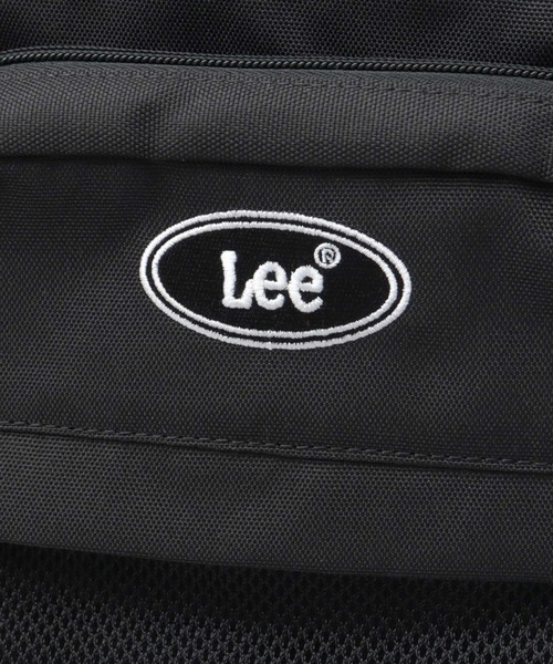 Lee(リー)の「大容量 メッシュポケット 2層構造 ラウンドリュック A4・PC収納対応(バックパック/リュック・メンズ・ブラック・FREE)」の10枚目の写真