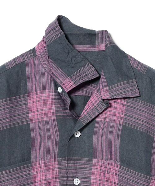 MOJITO（モヒート）の「MOJITO / Abshin Shirt Bar.2.0 Check（シャツ/ブラウス・メンズ・ピンク・S/M/L/XL）」の3枚目の写真