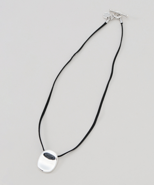 PHILIPPE AUDIBERT(フィリップ オーディベール)の「【PHILIPPE AUDIBERT】SIMA CORD NECKLACE(ネックレス・レディース・シルバー・FREE)」の2枚目の写真