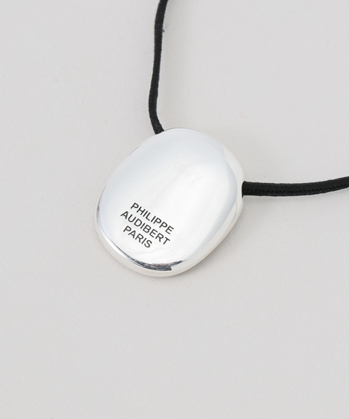 PHILIPPE AUDIBERT(フィリップ オーディベール)の「【PHILIPPE AUDIBERT】SIMA CORD NECKLACE(ネックレス・レディース・シルバー・FREE)」の3枚目の写真