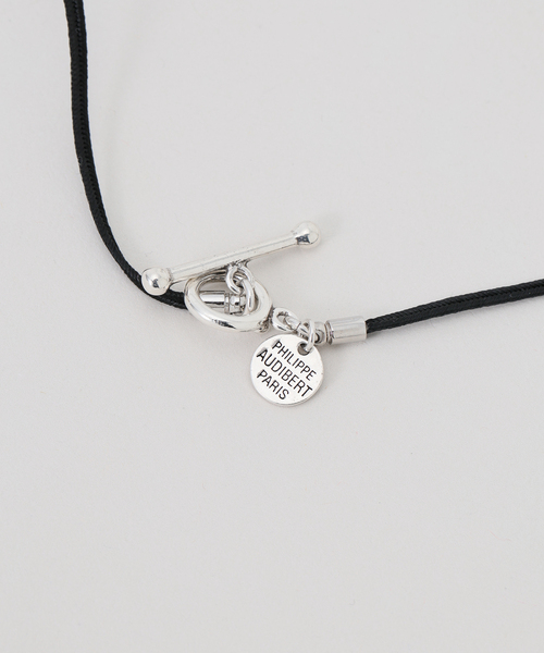 PHILIPPE AUDIBERT(フィリップ オーディベール)の「【PHILIPPE AUDIBERT】SIMA CORD NECKLACE(ネックレス・レディース・シルバー・FREE)」の5枚目の写真