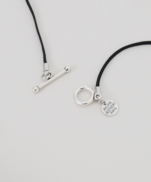 PHILIPPE AUDIBERT(フィリップ オーディベール)の「【PHILIPPE AUDIBERT】SIMA CORD NECKLACE(ネックレス・レディース・シルバー・FREE)」の6枚目の写真
