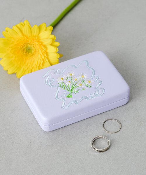 BIRTHDAY BAR（バースデイバー）の「Flower bouquet small case（ポーチ・レディース・グリーン系その他2/パープル/イエロー・0）」の2枚目の写真