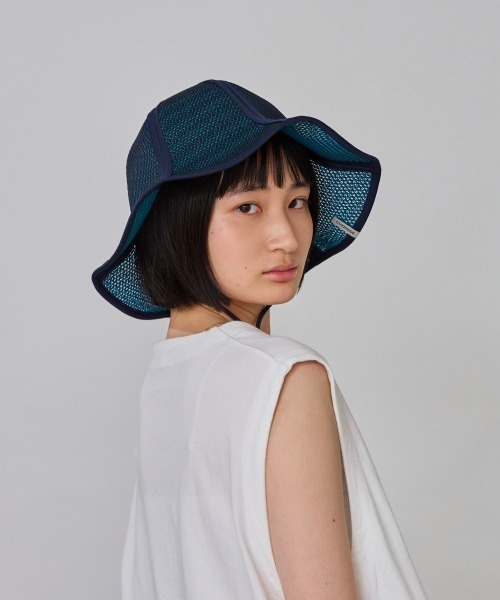 OVERRIDE（オーバーライド）の「OVERRIDE  BREATHABLE PATA TULIP / オーバーライド（ハット・レディース・ブラック/ブラウン/ネイビー・58cm）」の20枚目の写真