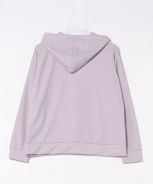 urge:(アージコロン )の「【URGE:】ワッフル ジップ アップ 長袖 パーカー(パーカー・レディース・パープル/グレー・SMALL/MEDIUM/LARGE/X-LARGE)」の8枚目の写真