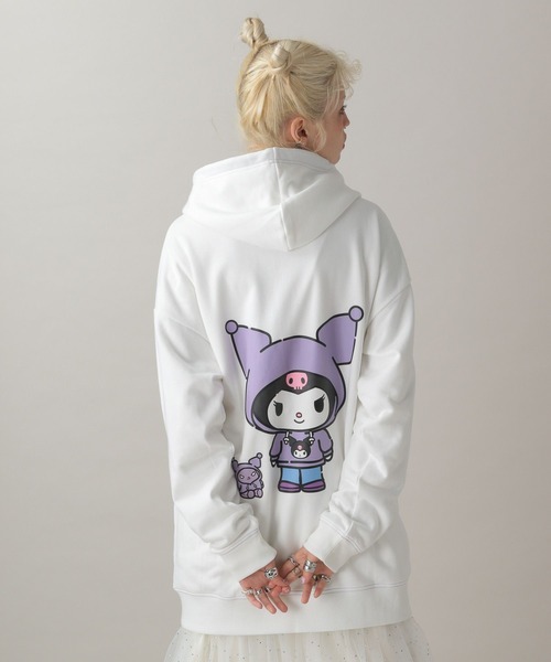 FOREVER 21（フォーエバー トゥエンティーワン）の「【クロミ】ビッグパーカー（パーカー・レディース・ブラック/ホワイト・FREE）」の13枚目の写真