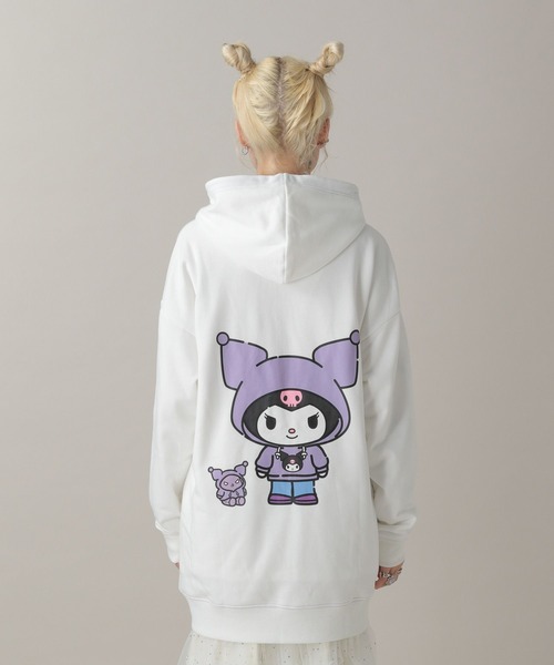 FOREVER 21（フォーエバー トゥエンティーワン）の「【クロミ】ビッグパーカー（パーカー・レディース・ブラック/ホワイト・FREE）」の16枚目の写真