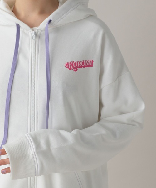 FOREVER 21（フォーエバー トゥエンティーワン）の「【クロミ】ビッグパーカー（パーカー・レディース・ブラック/ホワイト・FREE）」の19枚目の写真