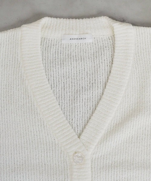 tiptop(ティップトップ)の「変わり編みVネックBIGカーディガン(カーディガン/ボレロ・レディース・ピンク/ブラック/オフホワイト/ブルー/ダークブルー/ボルドー・FREE)」の13枚目の写真