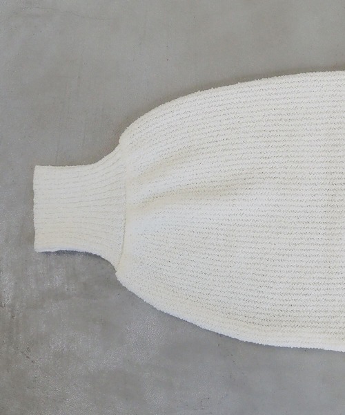 tiptop(ティップトップ)の「変わり編みVネックBIGカーディガン(カーディガン/ボレロ・レディース・ピンク/ブラック/オフホワイト/ブルー/ダークブルー/ボルドー・FREE)」の14枚目の写真