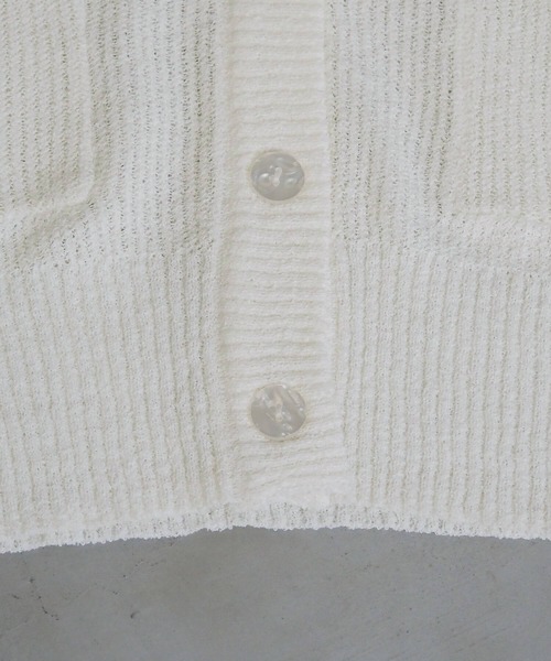 tiptop(ティップトップ)の「変わり編みVネックBIGカーディガン(カーディガン/ボレロ・レディース・ピンク/ブラック/オフホワイト/ブルー/ダークブルー/ボルドー・FREE)」の16枚目の写真