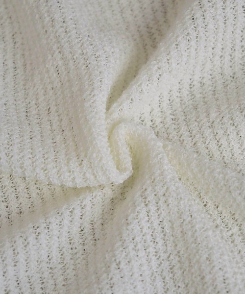 tiptop(ティップトップ)の「変わり編みVネックBIGカーディガン(カーディガン/ボレロ・レディース・ピンク/ブラック/オフホワイト/ブルー/ダークブルー/ボルドー・FREE)」の17枚目の写真