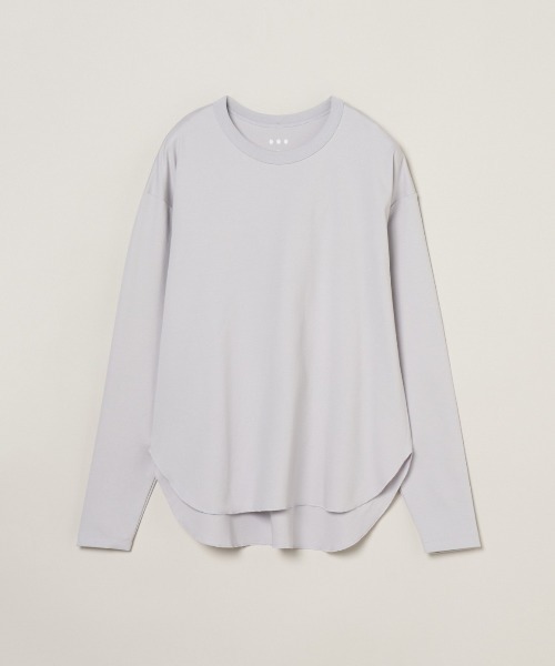 ライトスビン ロングスリーブT（Tシャツ/カットソー）｜three dots
