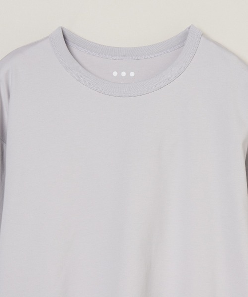ライトスビン ロングスリーブT（Tシャツ/カットソー）｜three dots