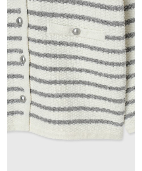 EIMY ISTOIRE（エイミーイストワール）の「ニットツイードSETUP（セットアップ・レディース・ネイビー/グレー・F）」の16枚目の写真