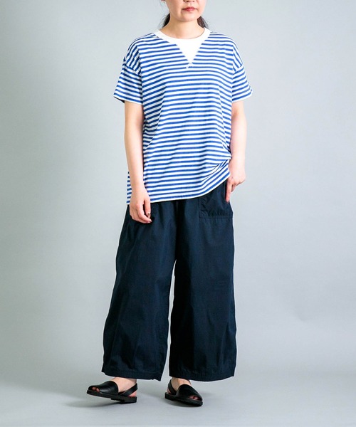 OMNIGOD（オムニゴッド）の「[ OMNIGOD womens / オムニゴッド ] NCウェザークロス パラシュートベーカーパンツ（カーゴパンツ・レディース・ベージュ/オリーブ/ネイビー・3/2）」の7枚目の写真