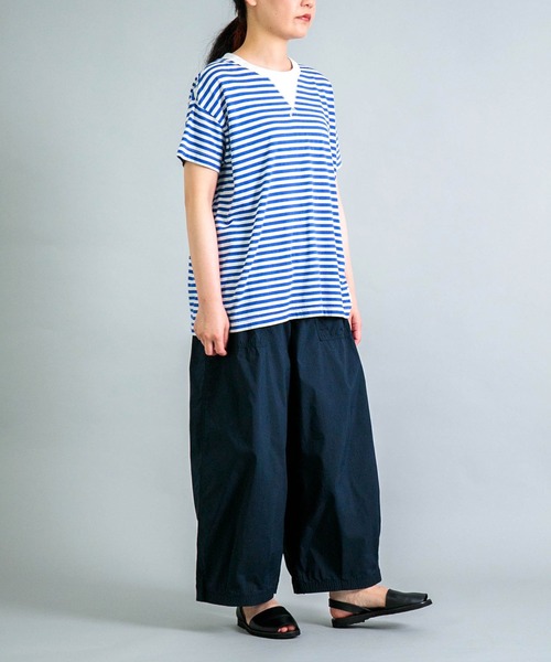 OMNIGOD（オムニゴッド）の「[ OMNIGOD womens / オムニゴッド ] NCウェザークロス パラシュートベーカーパンツ（カーゴパンツ・レディース・ベージュ/オリーブ/ネイビー・3/2）」の8枚目の写真