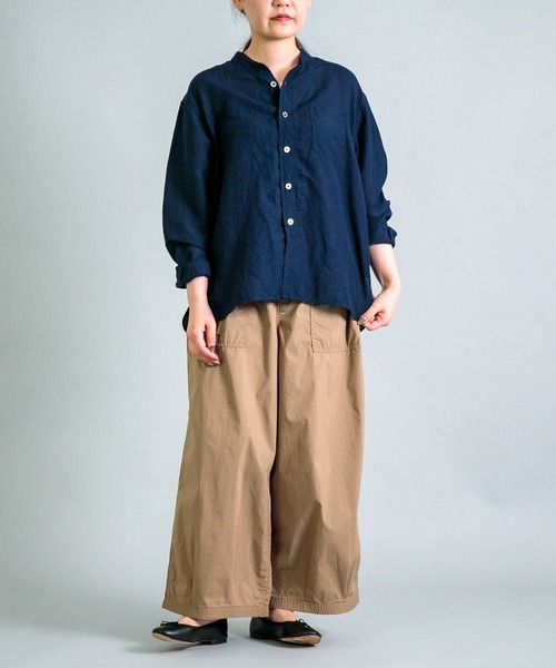 OMNIGOD（オムニゴッド）の「[ OMNIGOD womens / オムニゴッド ] NCウェザークロス パラシュートベーカーパンツ（カーゴパンツ・レディース・ベージュ/オリーブ/ネイビー・3/2）」の17枚目の写真