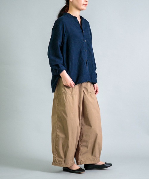 OMNIGOD（オムニゴッド）の「[ OMNIGOD womens / オムニゴッド ] NCウェザークロス パラシュートベーカーパンツ（カーゴパンツ・レディース・ベージュ/オリーブ/ネイビー・3/2）」の18枚目の写真