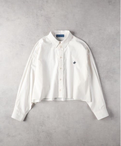 BEVERLY HILLS POLO CLUB(ビバリーヒルズポロクラブ)の「BEVERLY HILLS POLO CLUB(ビバリーヒルズポロクラブ)【レディース】ワンポイントショートシャツ(シャツ/ブラウス・レディース・ホワイト/イエロー/ブルー・M/L/XL)」の21枚目の写真