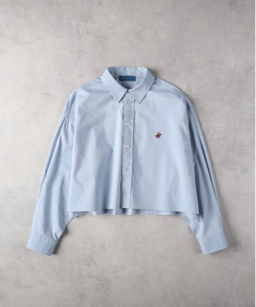BEVERLY HILLS POLO CLUB(ビバリーヒルズポロクラブ)の「BEVERLY HILLS POLO CLUB(ビバリーヒルズポロクラブ)【レディース】ワンポイントショートシャツ(シャツ/ブラウス・レディース・ホワイト/イエロー/ブルー・M/L/XL)」の22枚目の写真
