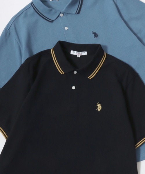 モノグラムジャカード半袖ポロシャツ（ポロシャツ）｜LACOSTE