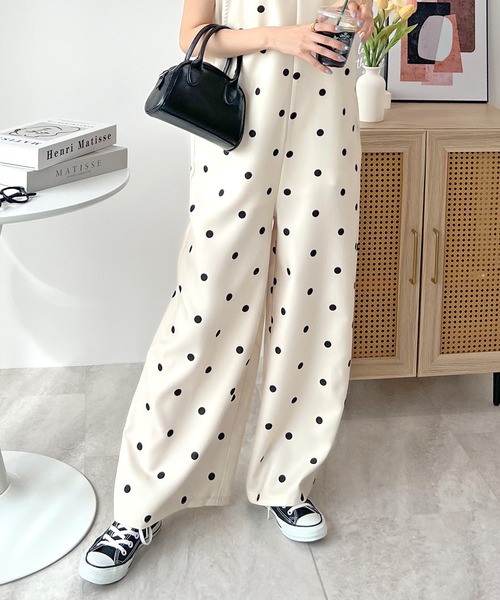 Futier land（フューティアランド）の「ショルダーフリルオールインワン（つなぎ/オールインワン・レディース・ブラック/アイボリー・MEDIUM）」の8枚目の写真