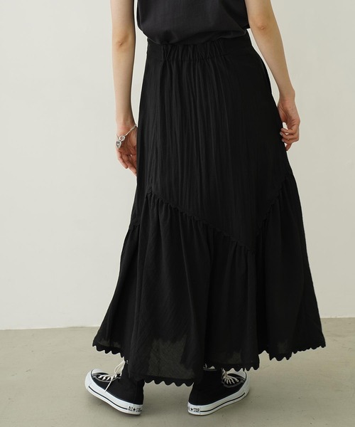 MILKFED.（ミルクフェド）の「RANDOM LACE SKIRT（スカート・レディース・オフホワイト/ブラック/ライトブルー・S/M）」の10枚目の写真